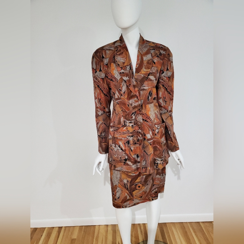 80's Vintage Skirt Suit